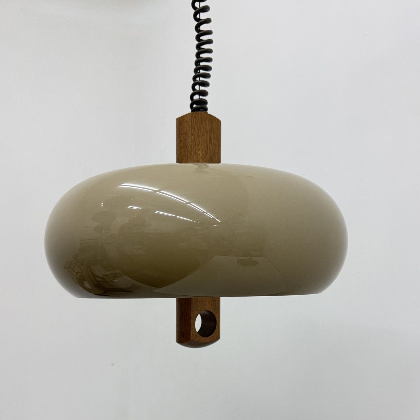 Lighting Mid  Century Space Age Pendant Lamp Temde Leuchten , 1970s Germany photo