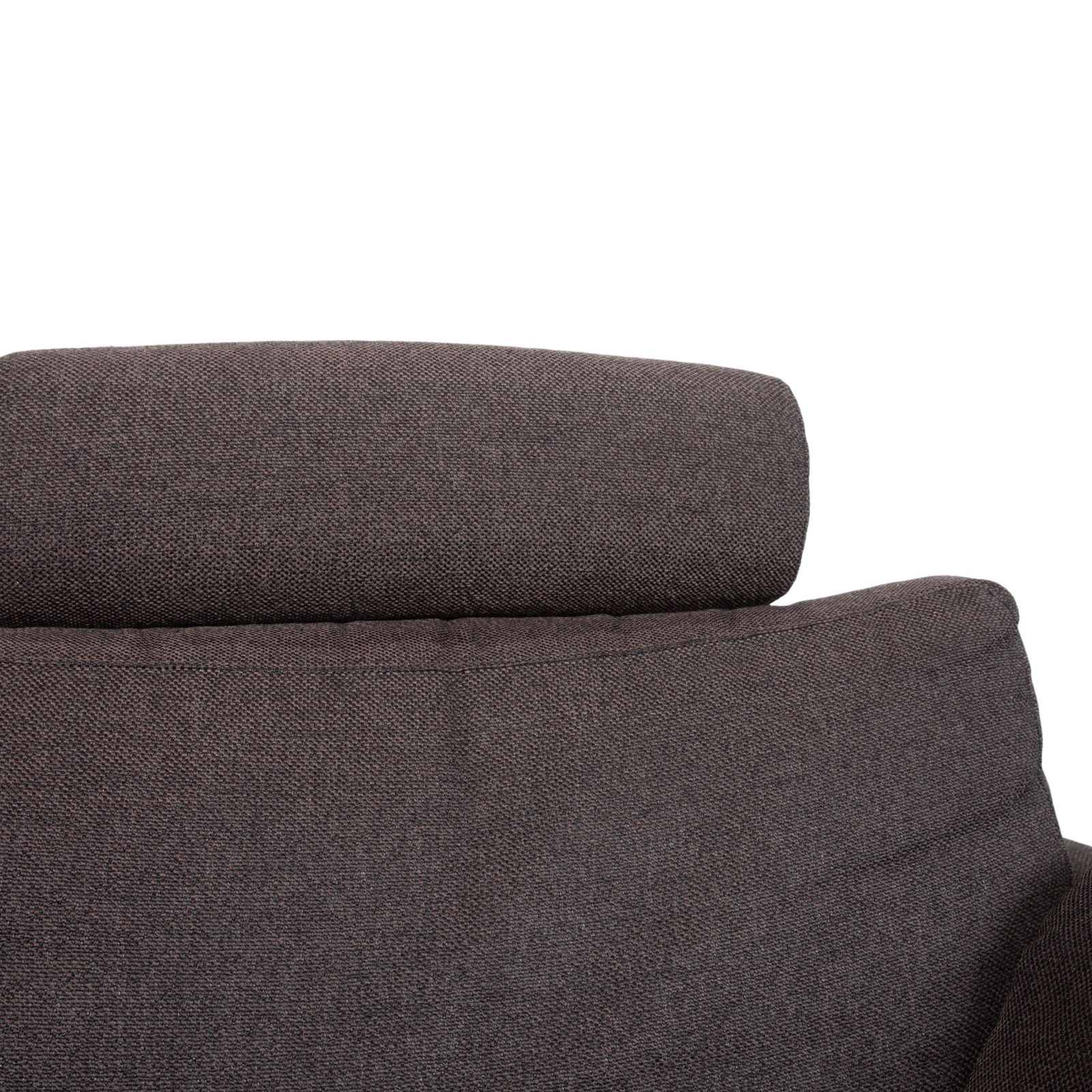 Canapé 3 places Ewald Schillig en tissu brun gris photo for sale