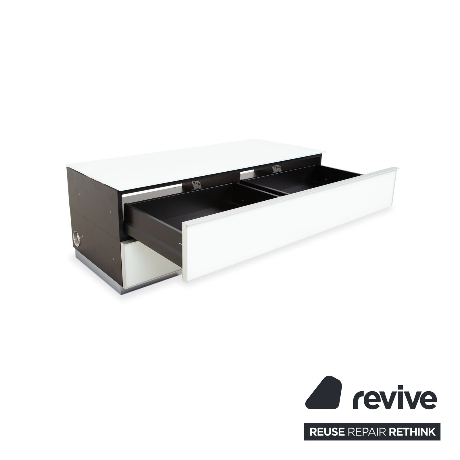 Buffet TV Spectral Catena en verre blanc photo 3017.0