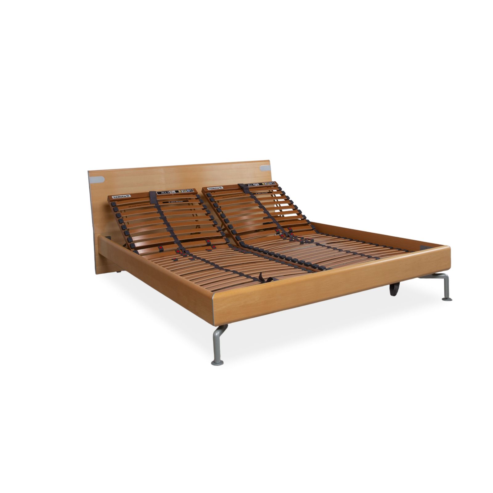 Hülsta Wooden Bed Brown Manual Function Bedroom photo for sale