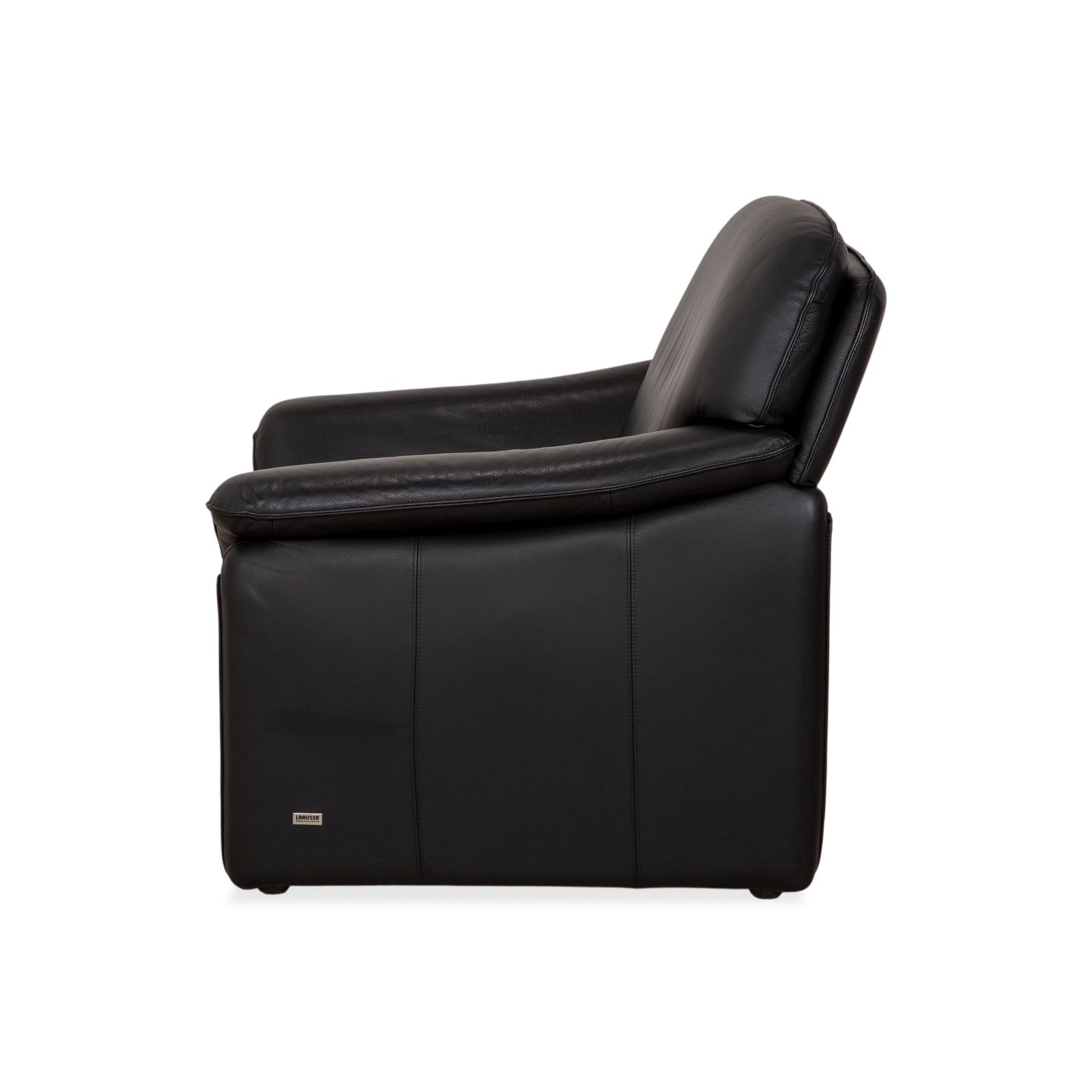 Furniture Lauuser Atlanta Leather Armchair Black photo
