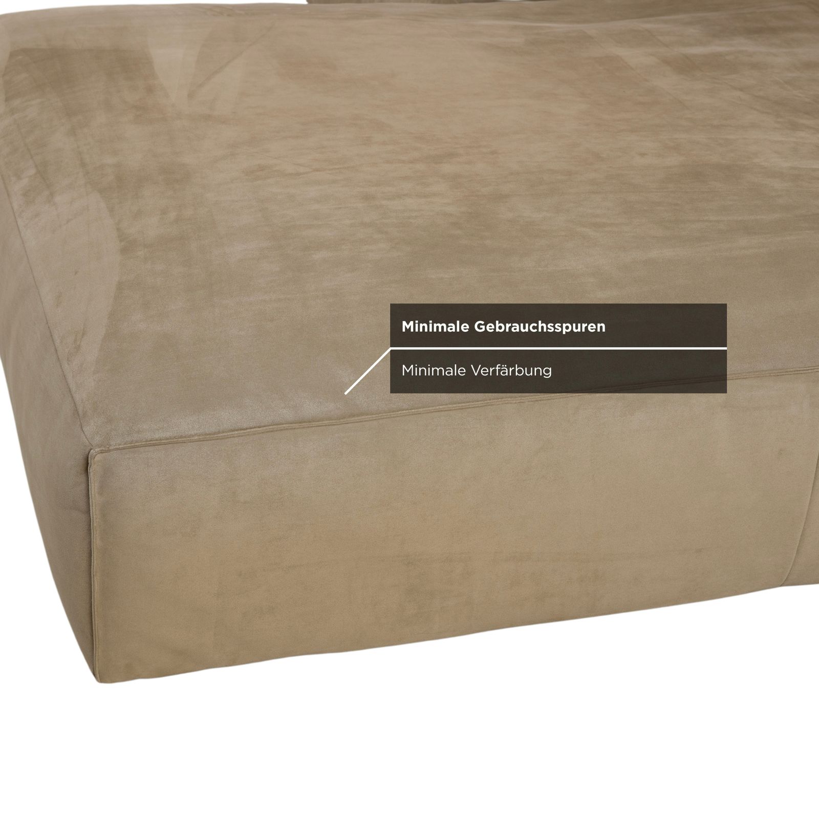 photo for sale Canapé d'angle Ligne Roset Nils en tissu, coloris beige sable