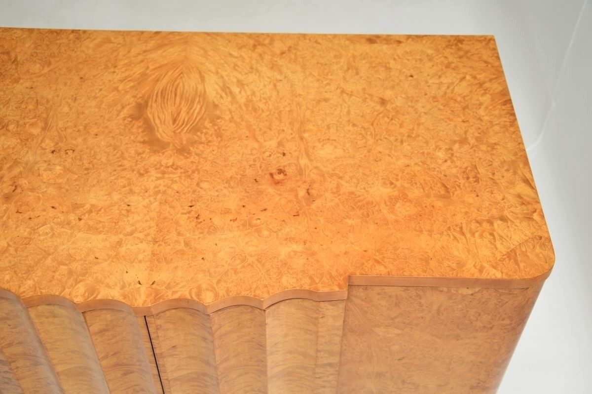 photo buy Art Deco Burr Walnut Cabinet By Harry And Lou Epstein