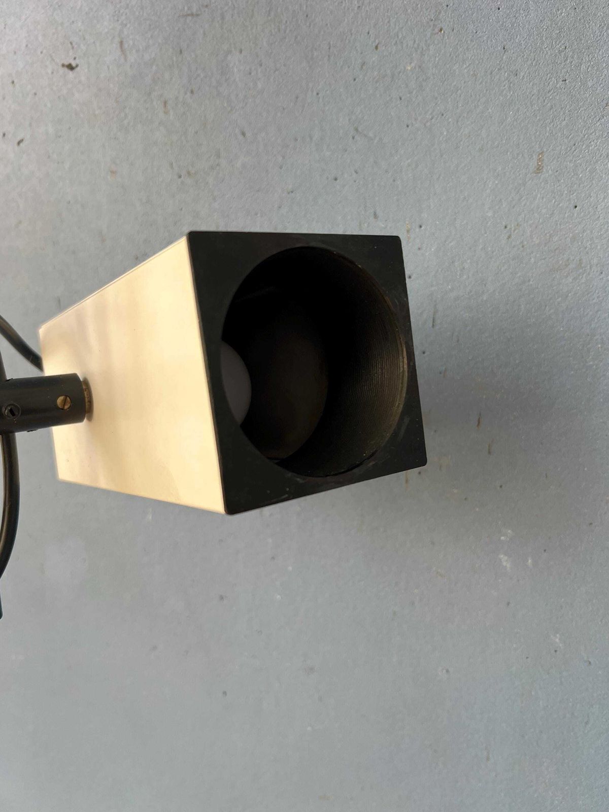 photo for sale Vintage Philips Beige Pendellamp Met Stang