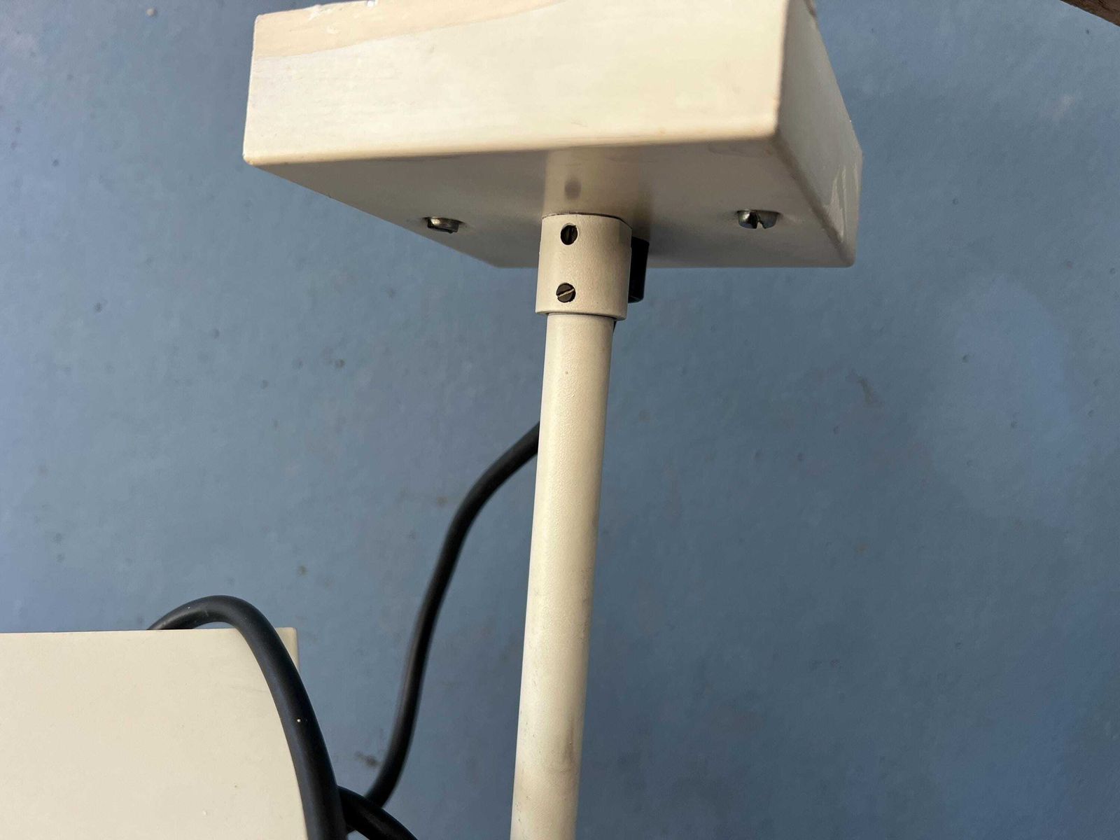 Verlichting Vintage Philips Beige Pendellamp Met Stang photo