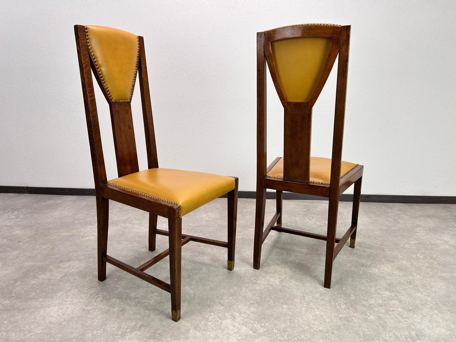 Set Of 10 Dining Room Chairs By Joseph María Olbrich photo Furniture