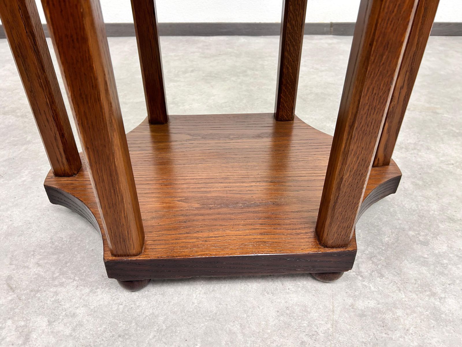 Oval Side Table With Six Legs In The Style Of Vienna Secession photo vintage