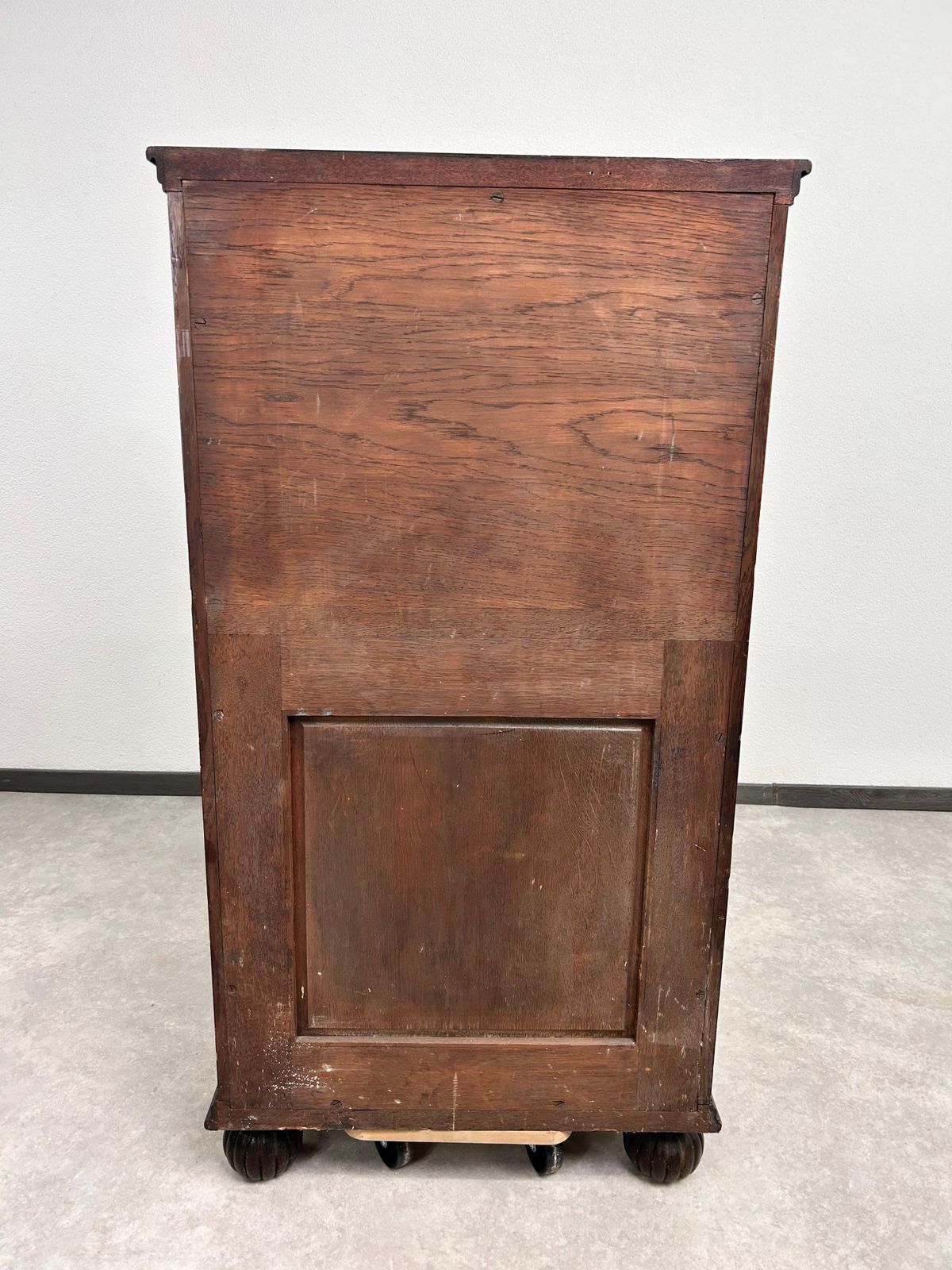 photo for sale Art Nouveau Cabinet With A Shelf With Distinctive Floral Carvings