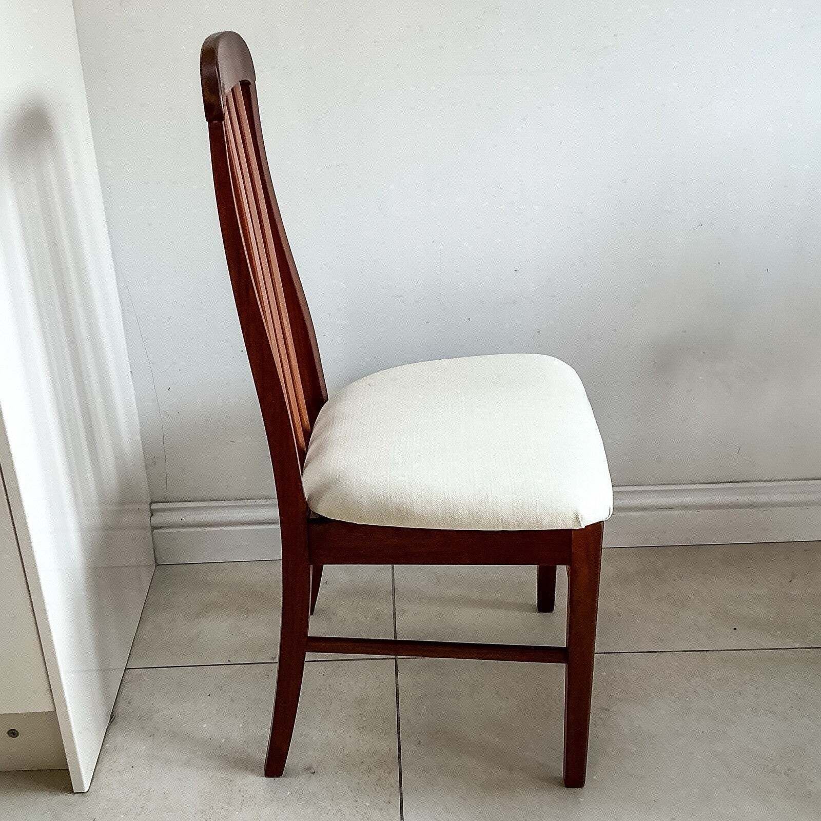 Set Of 4 Teak Mid Century Teak Dining Chairs By Jentique 60s New Upholstery photo 750.0