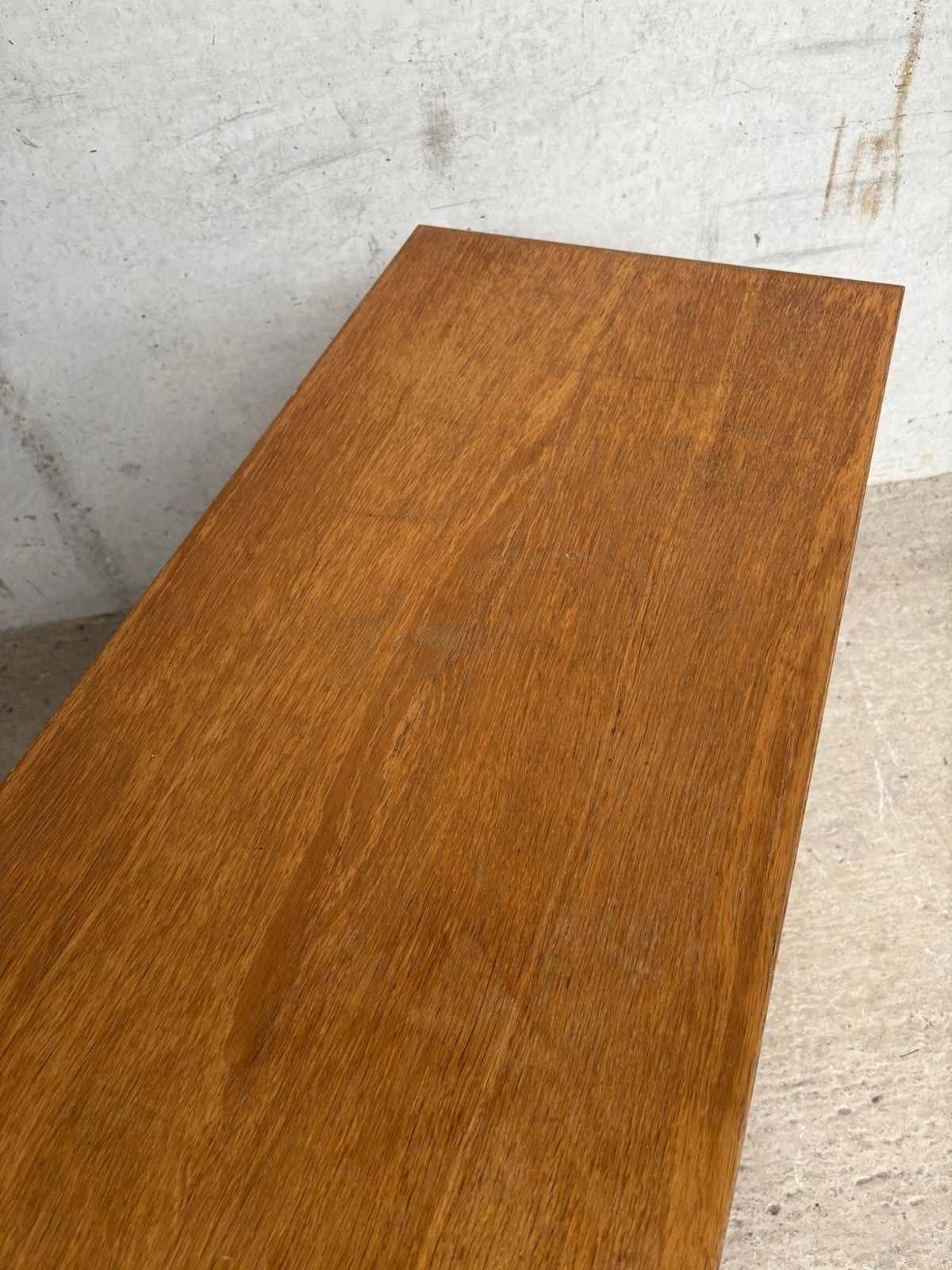 photo for sale Vtg Late Mid Century 90s Sideboard Modernist Media Cabinet Unit Lp Storage R1122