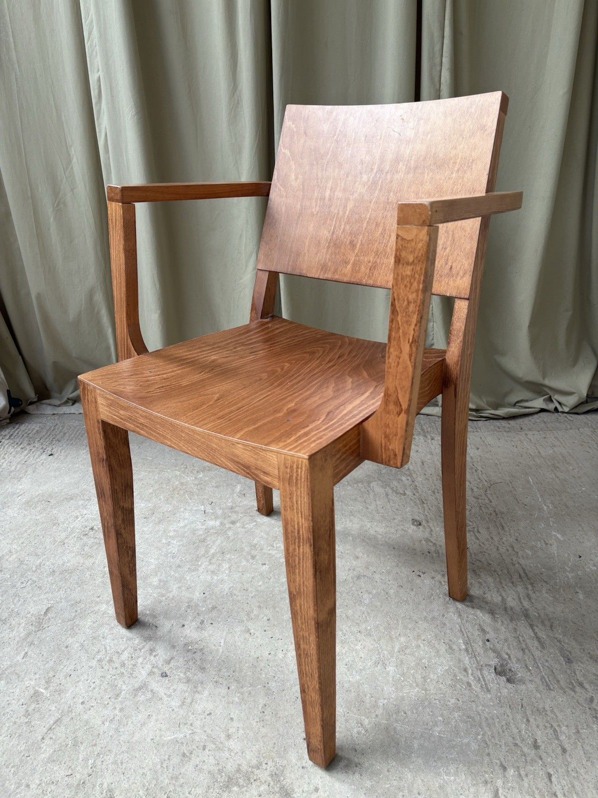Vtg Mid Century Style Dining Desk Side Chair Scandi Danish Retro R1125 photo vinterior