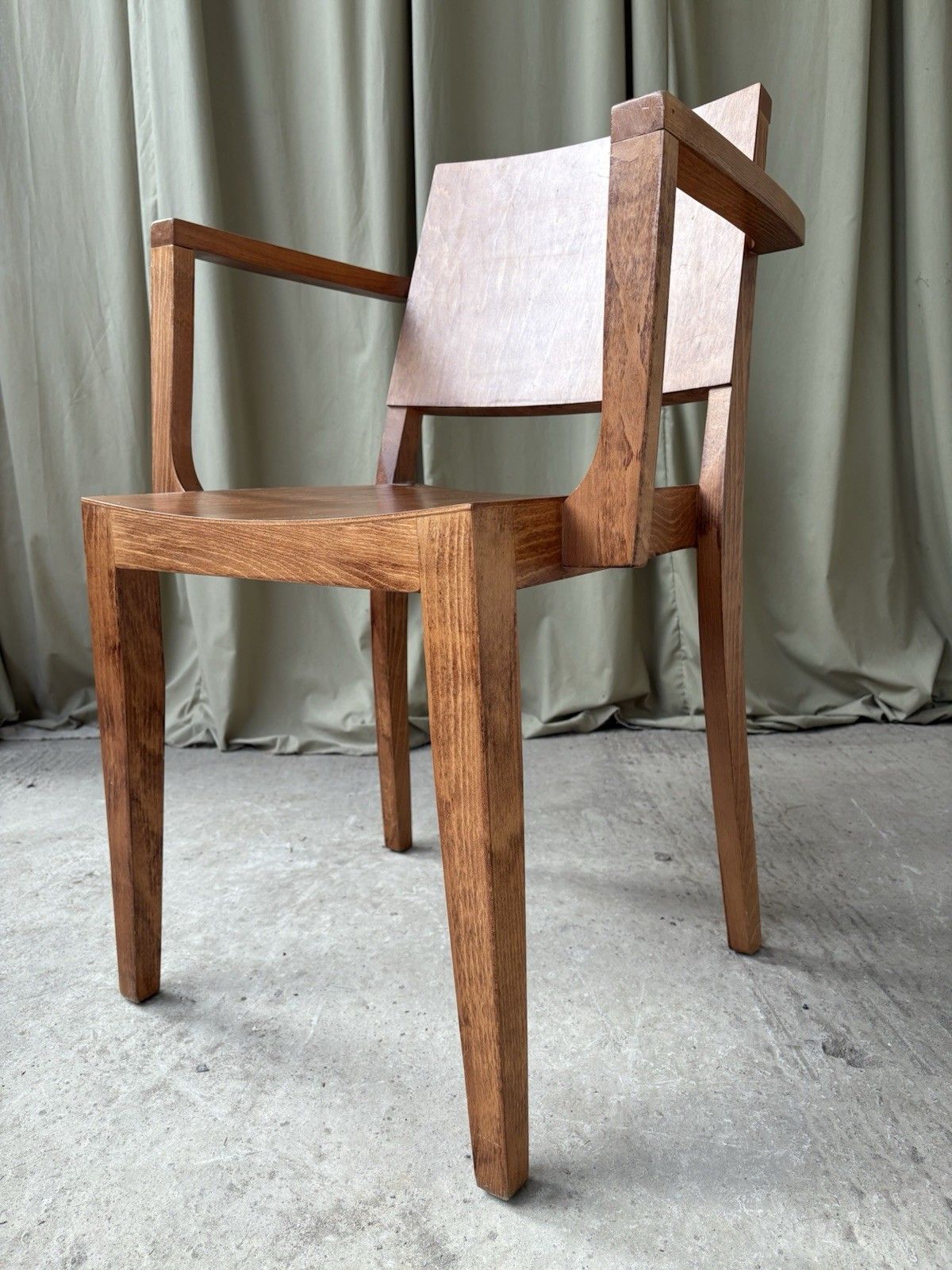 Vtg Mid Century Style Dining Desk Side Chair Scandi Danish Retro R1125 photo buy