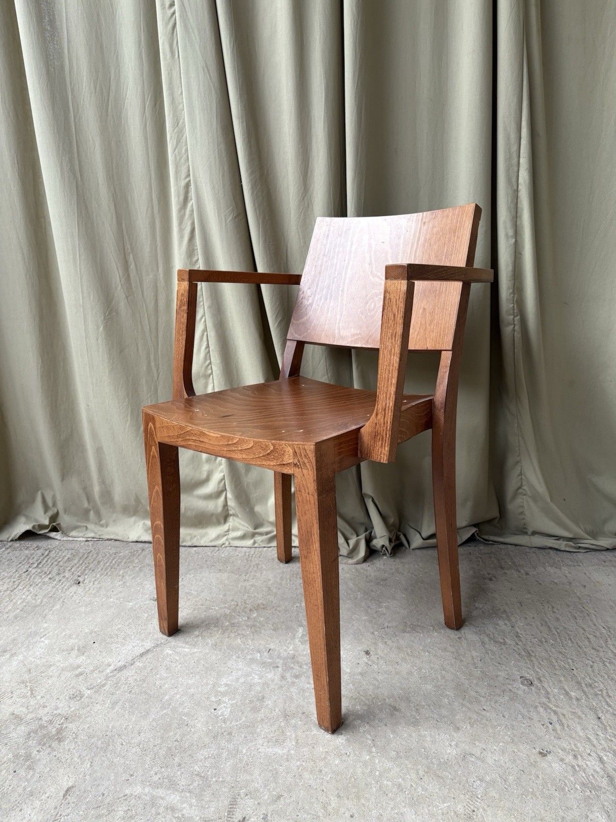 Vtg Mid Century Style Dining Desk Side Chair Scandi Danish Retro R1127 photo for sale