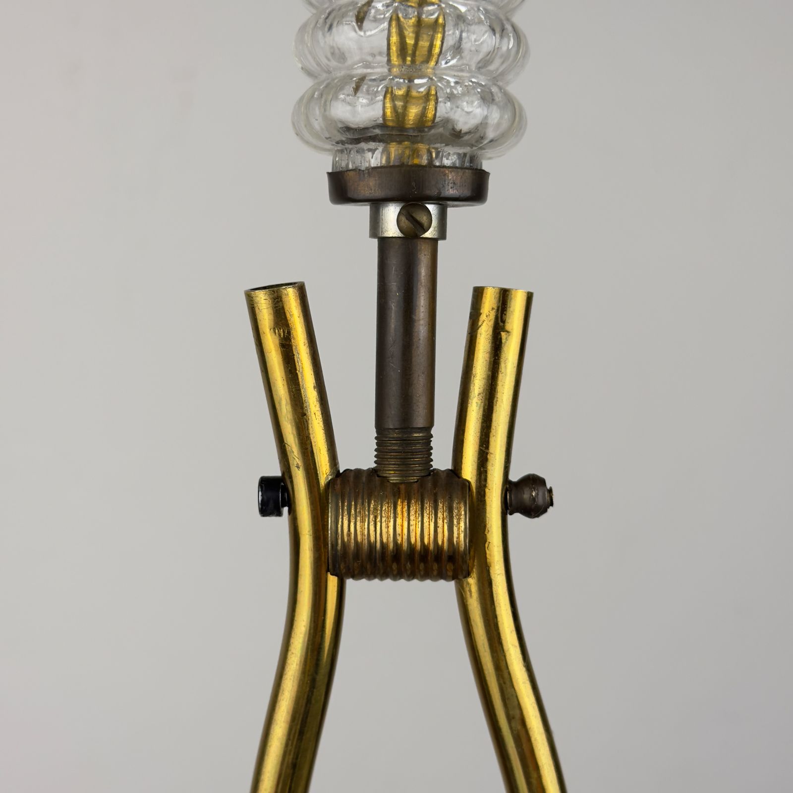 2840.0 Vintage Murano Chandelier By Barovier & Toso, Italy 1930s photo
