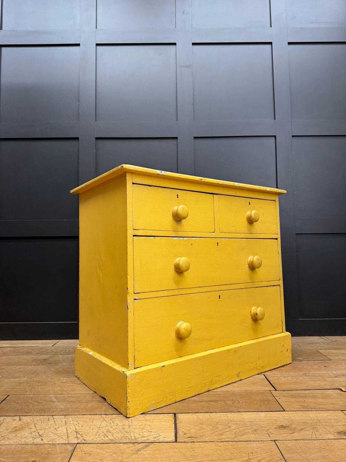 Antique Yellow Pine Chest Of Drawers – Farmhouse Bedroom Storage  Sink Stand photo furniture
