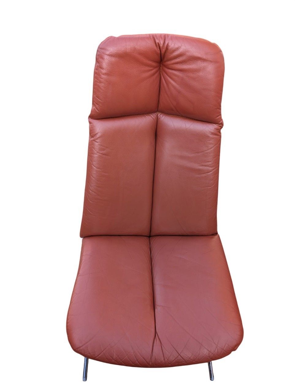 Set Of 4 Pieff Tim Bates Eleganza Dining/Desk Chairs, 1970s, Tan Leather Mcm photo 545.0