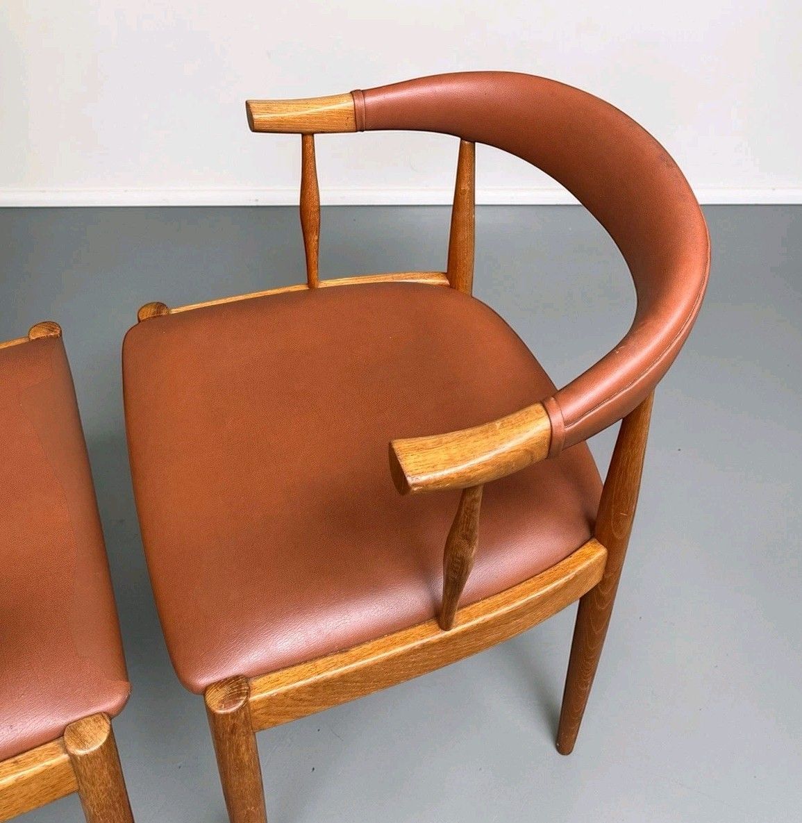 Pair Of Johannes Anderson Teak Dining Chairs Model Ba113 Mid Century C1960s photo 695.0