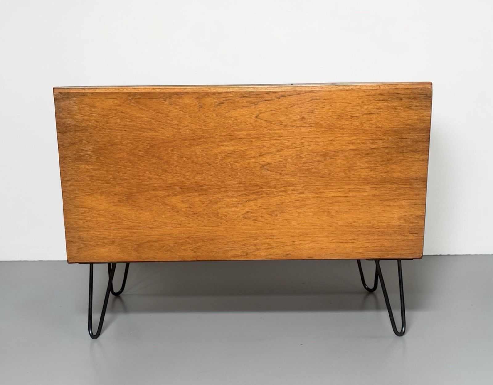 Teak Beaver And Tapley Media Unit Cupboard Cabinet Mid Century Hair Pin Legs photo furniture