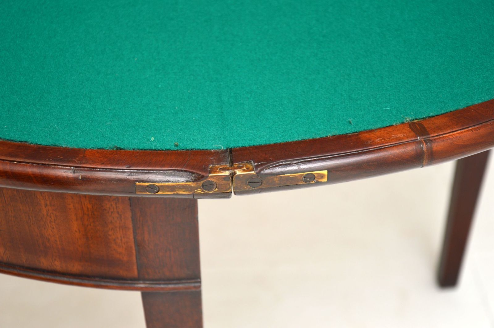photo for sale Antique George III Period Mahogany Card Table