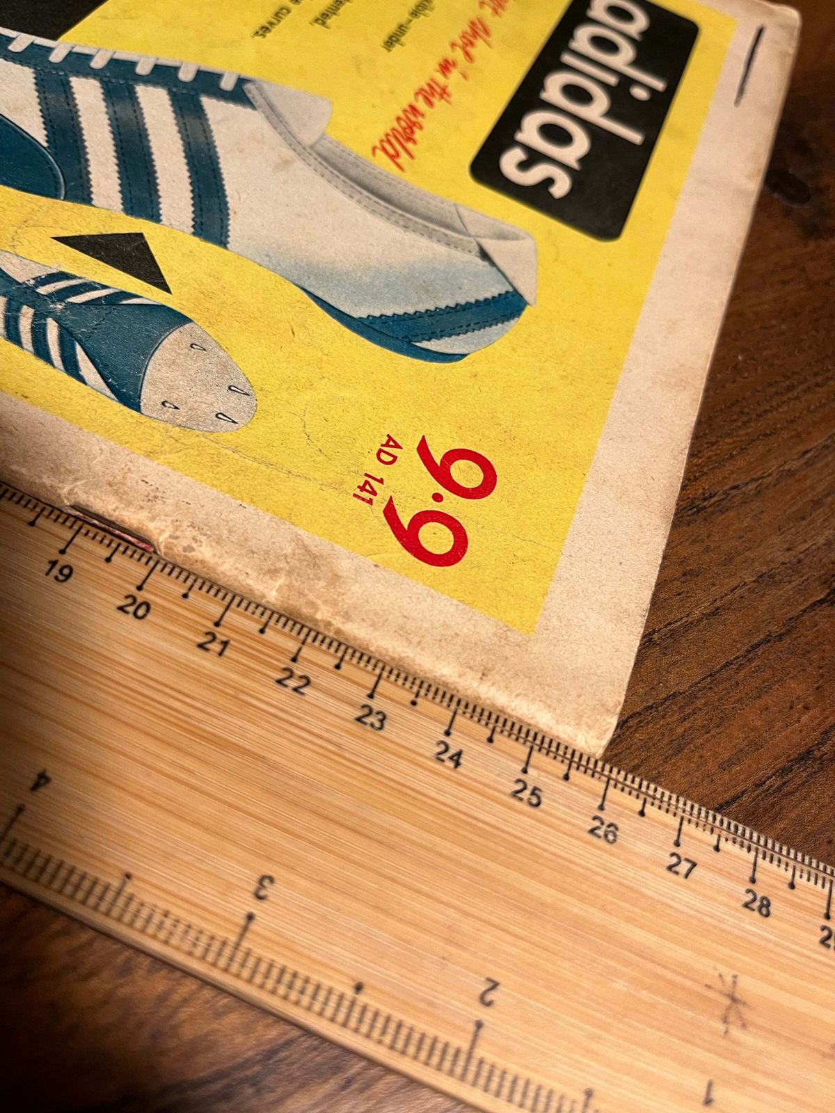 Vintage Adidas Sports Shoes Advertisement 1962 photo for sale