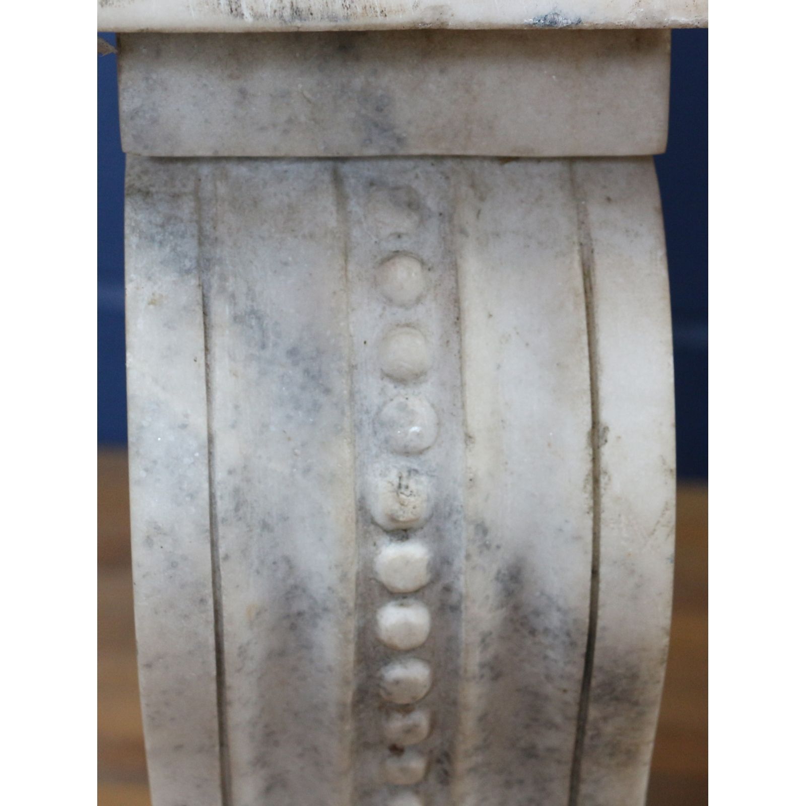 1650.0 An Impressive Early C20th Carved Marble Planter On Carved Marble Pedestals photo