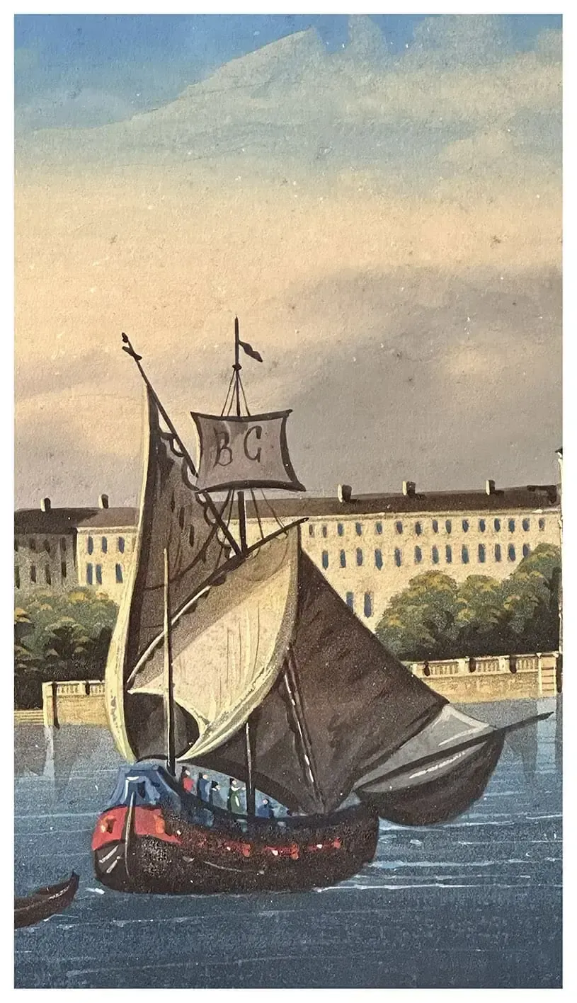 Giovanni Biasin, View Of The Basin Of San Marco photo for sale