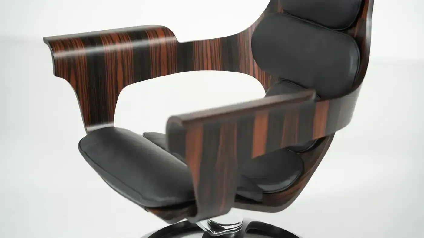 photo for sale Rare Bell Armchair By Joe Colombo For Benini, Italy
