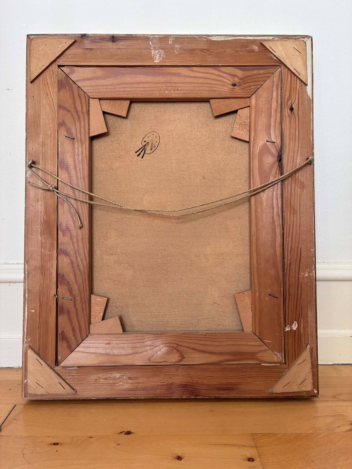photo furniture Vintage Original Flower Still Life Oil Painting, Circa 1960