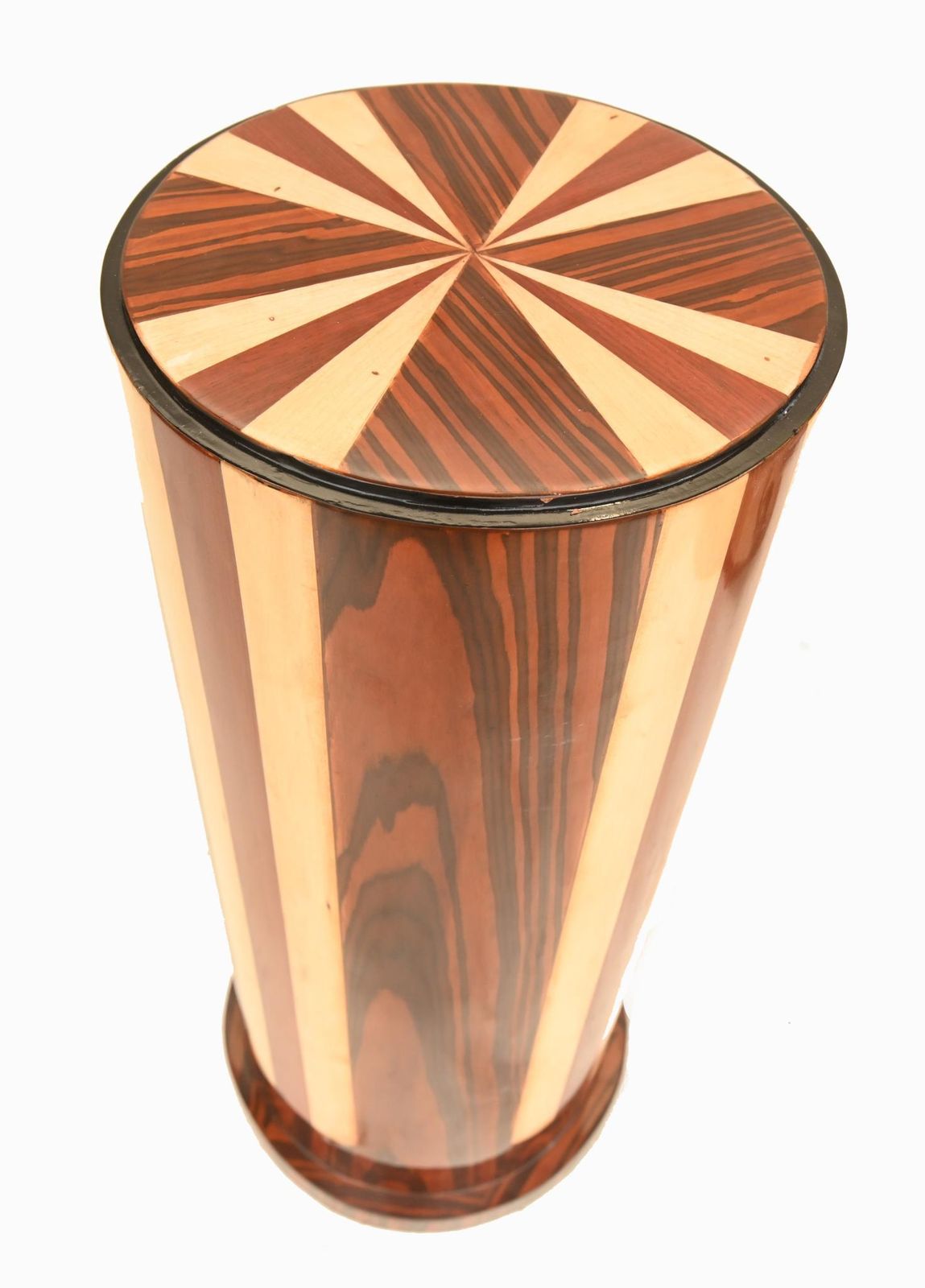 Pair Art Deco Pedestal Stands Tables Inlay photo Home Decor