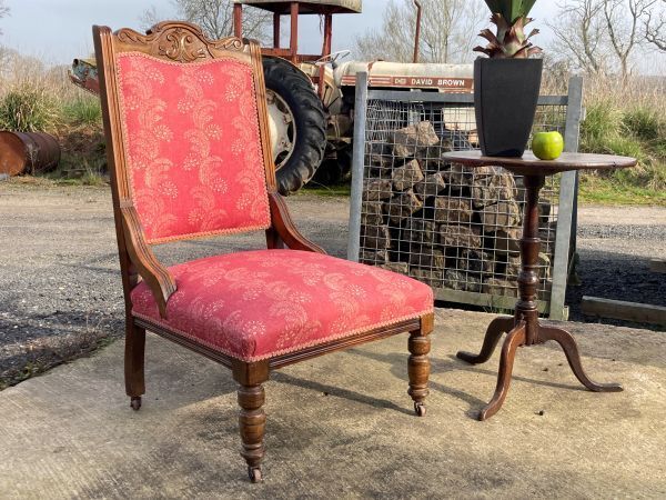 A Charming Art Nouveau Low Chair