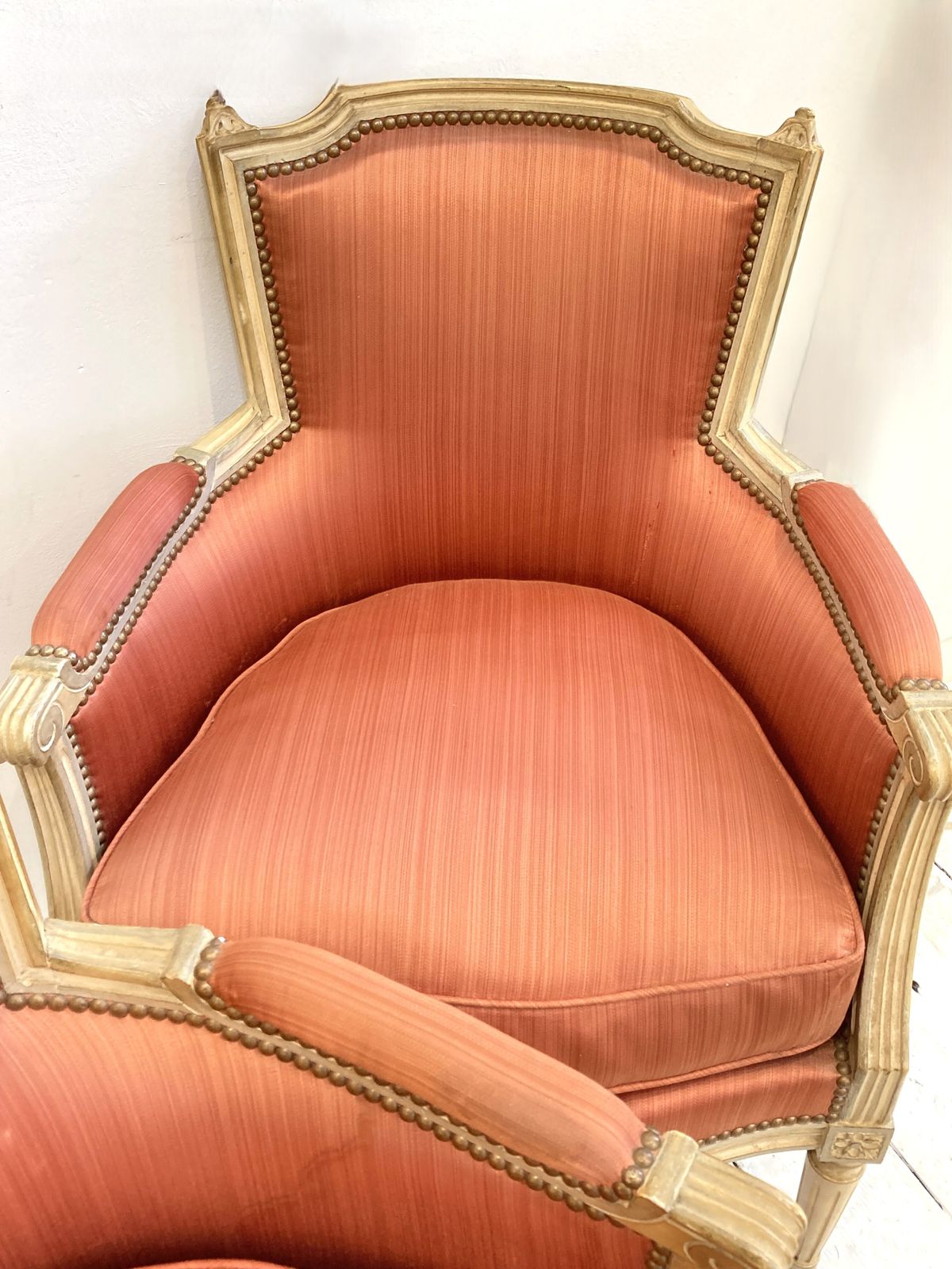 Pair Of Vintage Louis XVI Bergere Chairs photo vinterior
