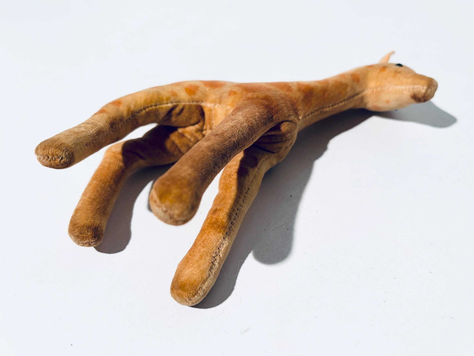 photo furniture Vintage Steiff Giraffe Stuffed Toy Mohair 1960s / Model 6414