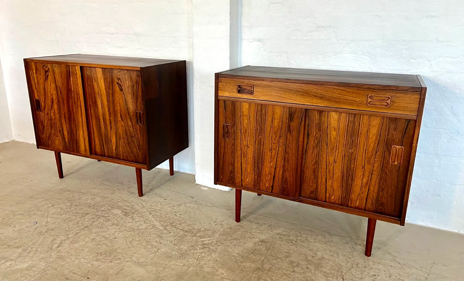 Vintage Retro Danish Mid Century Matching Rosewood Sideboards 1960,S photo furniture