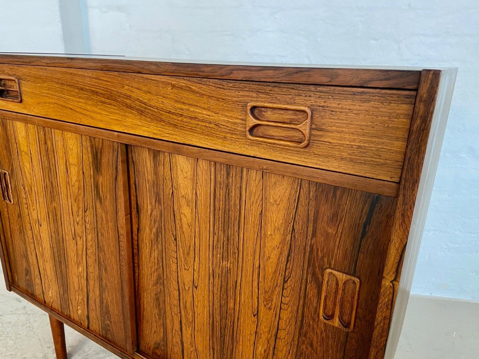 Furniture Vintage Retro Danish Mid Century Matching Rosewood Sideboards 1960,S photo