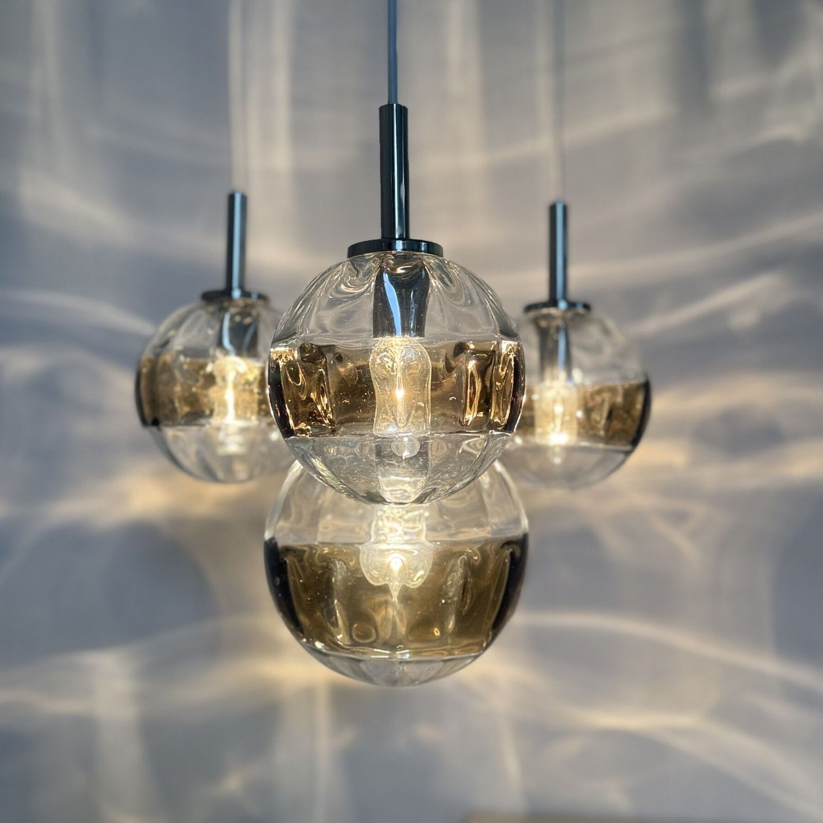Mid Century Design Murano Glazen Cascade Hanglamp, Jaren 1970, Italië photo furniture