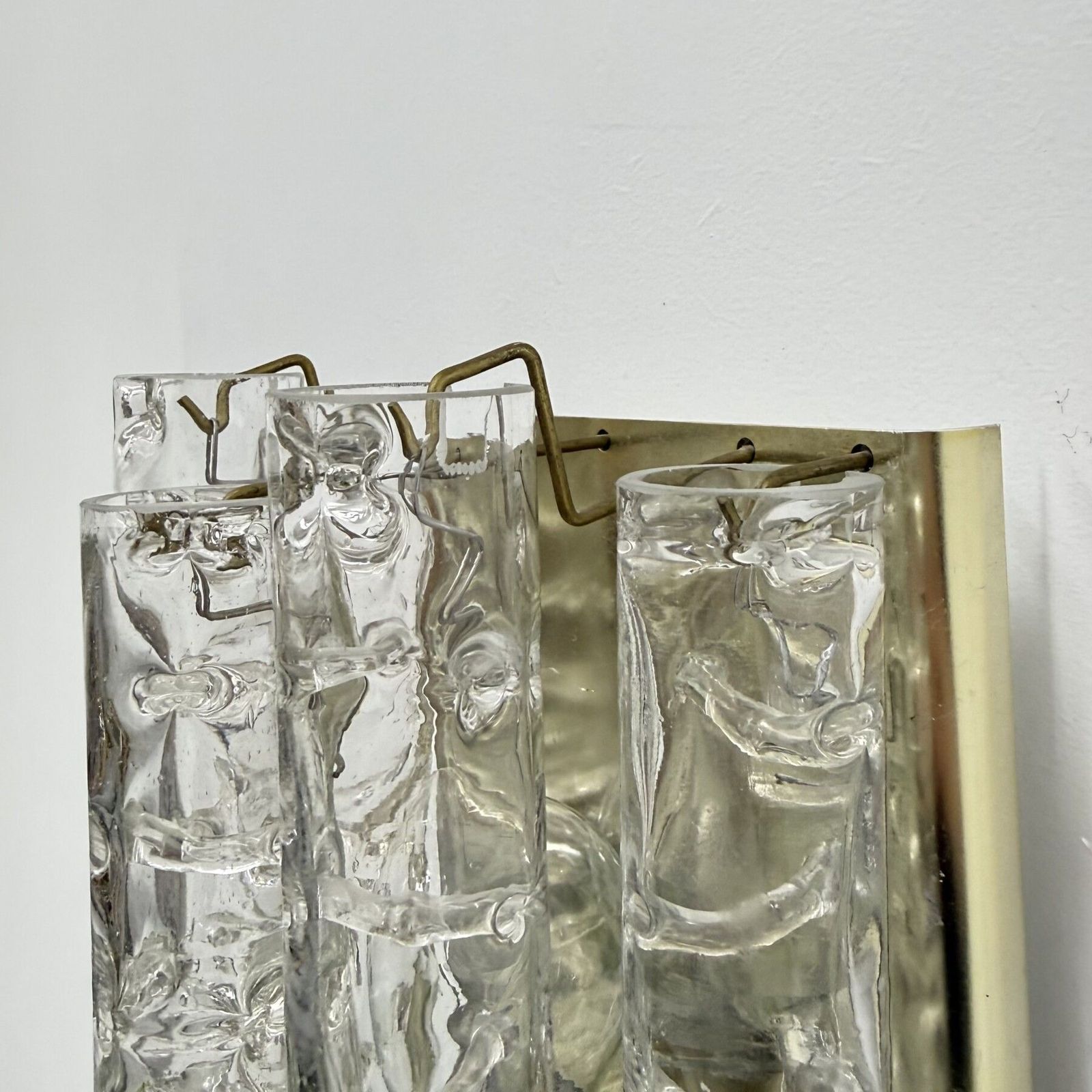 Doria Leuchten Glass Wall Lamp Sconce , 1970s photo vinterior