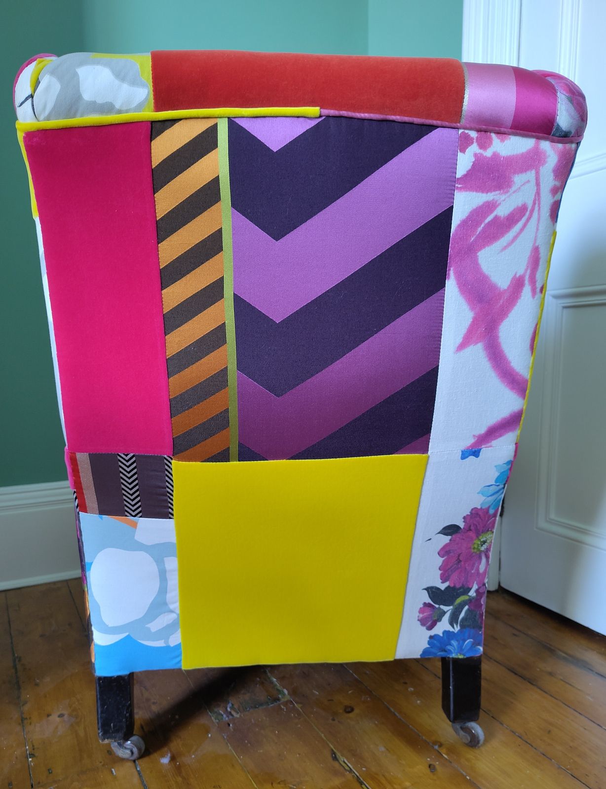 Bespoke Squint London Wingback Armchair In Designers Guild Fabrics – One Off Commission photo 3950.0