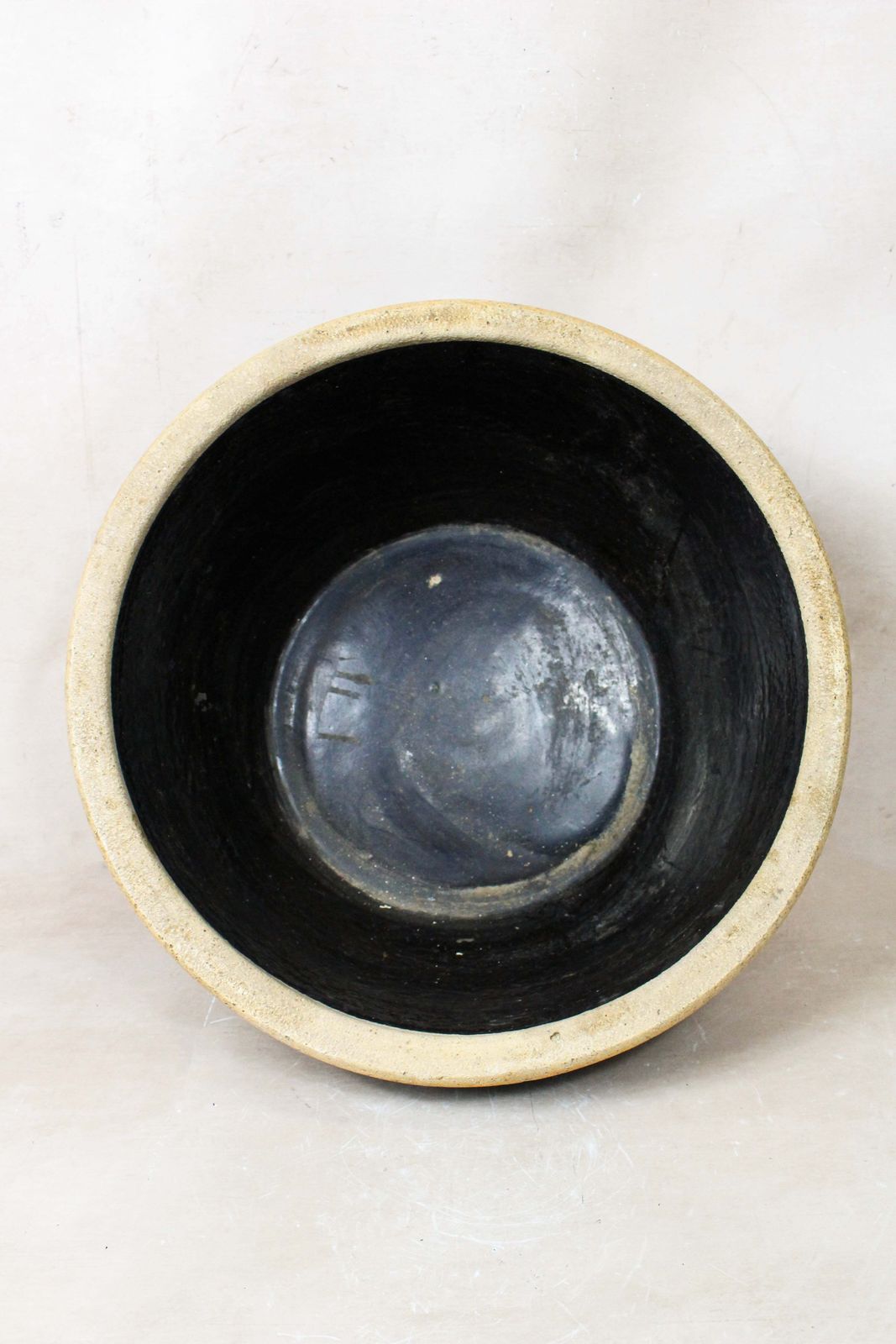 Wabi Sabi Antique Dark Glazed Terracotta Bowl Small  86.1 photo Home Decor