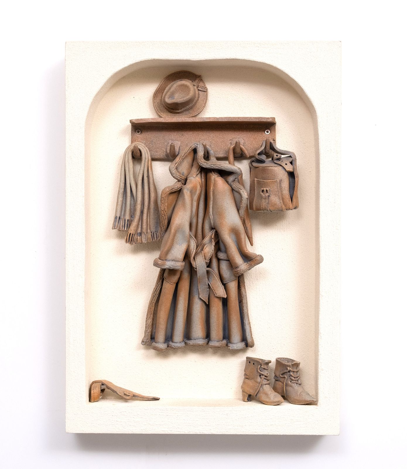 Johan De Wit Belgium Sculptor Unique Diorama Art Coatrack