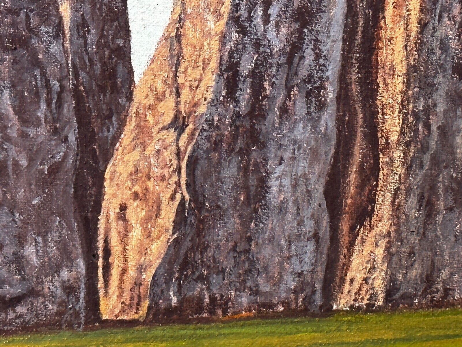 photo vinterior Oil Painting Salisbury Plain Prehistoric Stonehenge After Jasper Francis Cropsey