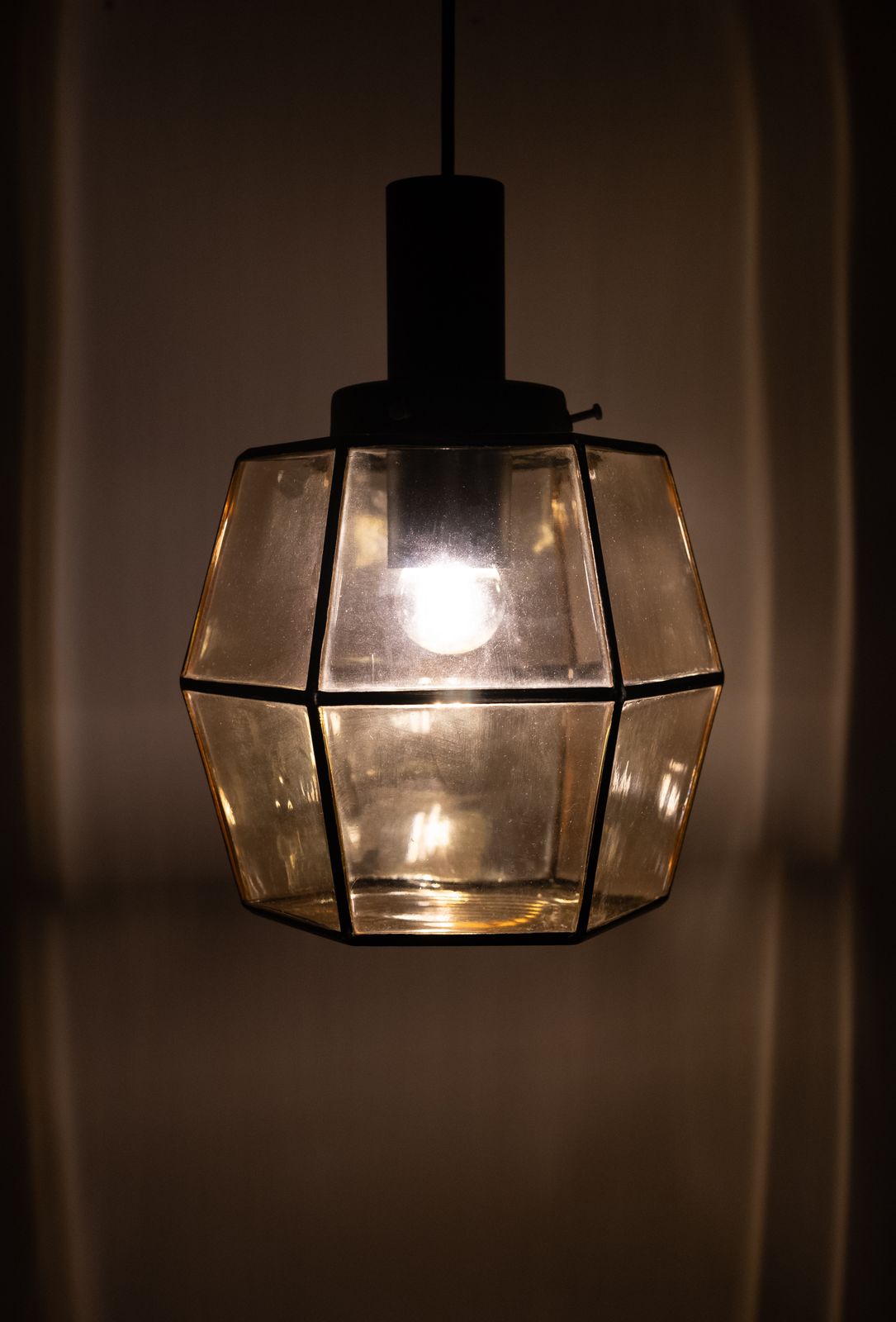 Glashütte Limburg Pendant Lamp Germany 1960s photo 720.0
