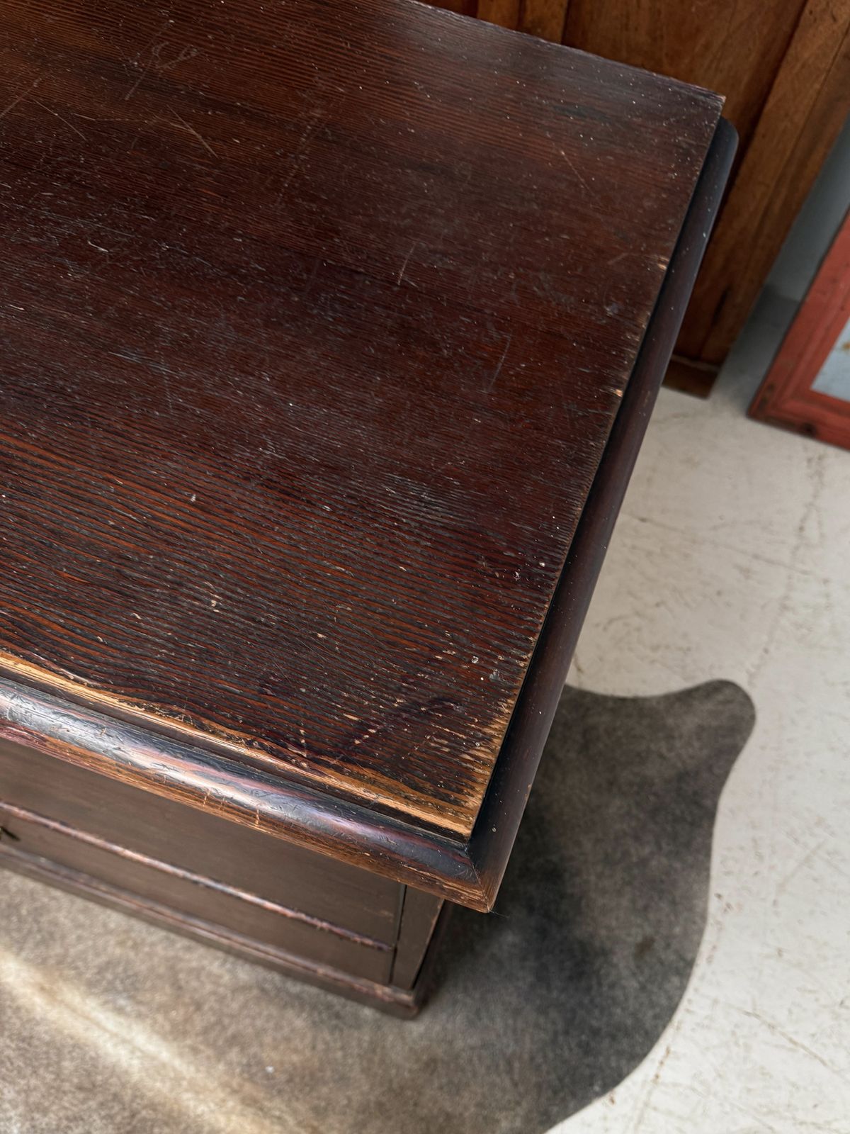 photo for sale Large Antique Haberdashery Shop Counter Drawers