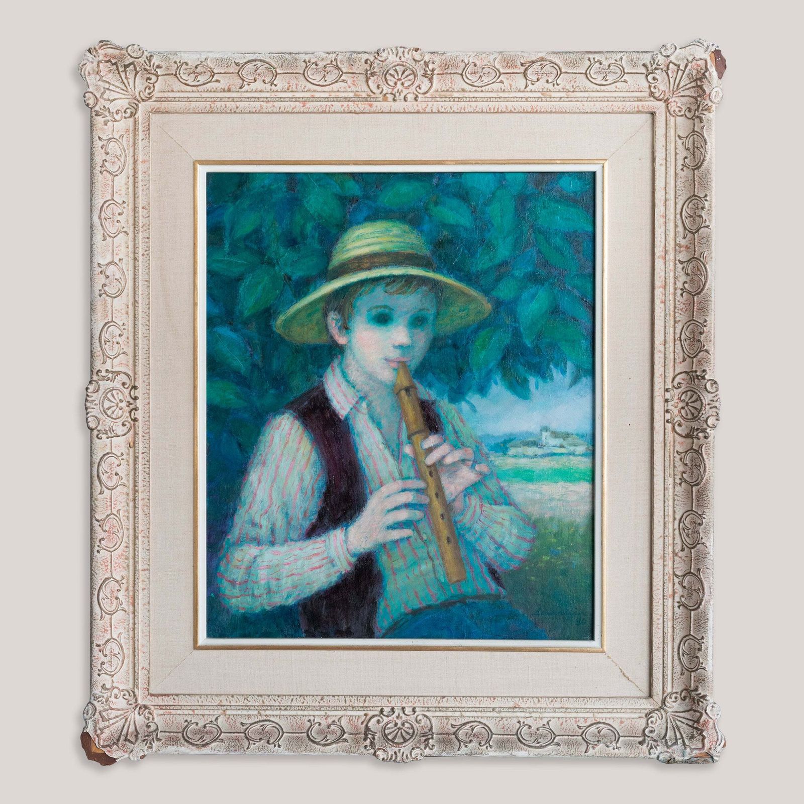 Child With The Pipe – Larrania photo for sale