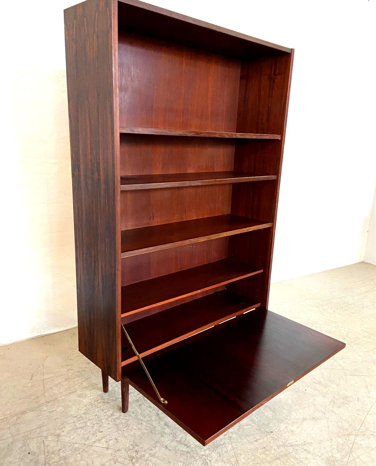 Danish Retro Vintage Bookcase In Rosewood  1965 photo vintage