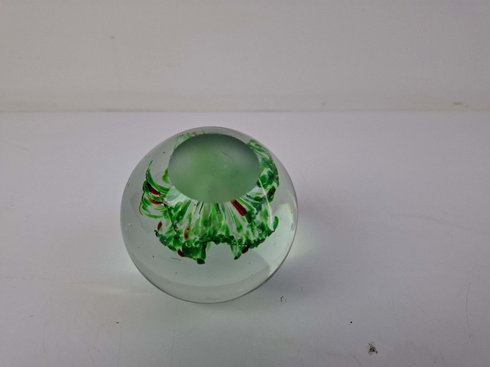 Midcentury Czechoslovak Art Glass Paperweight, Hand Blown, Circa 1960 photo 291.0