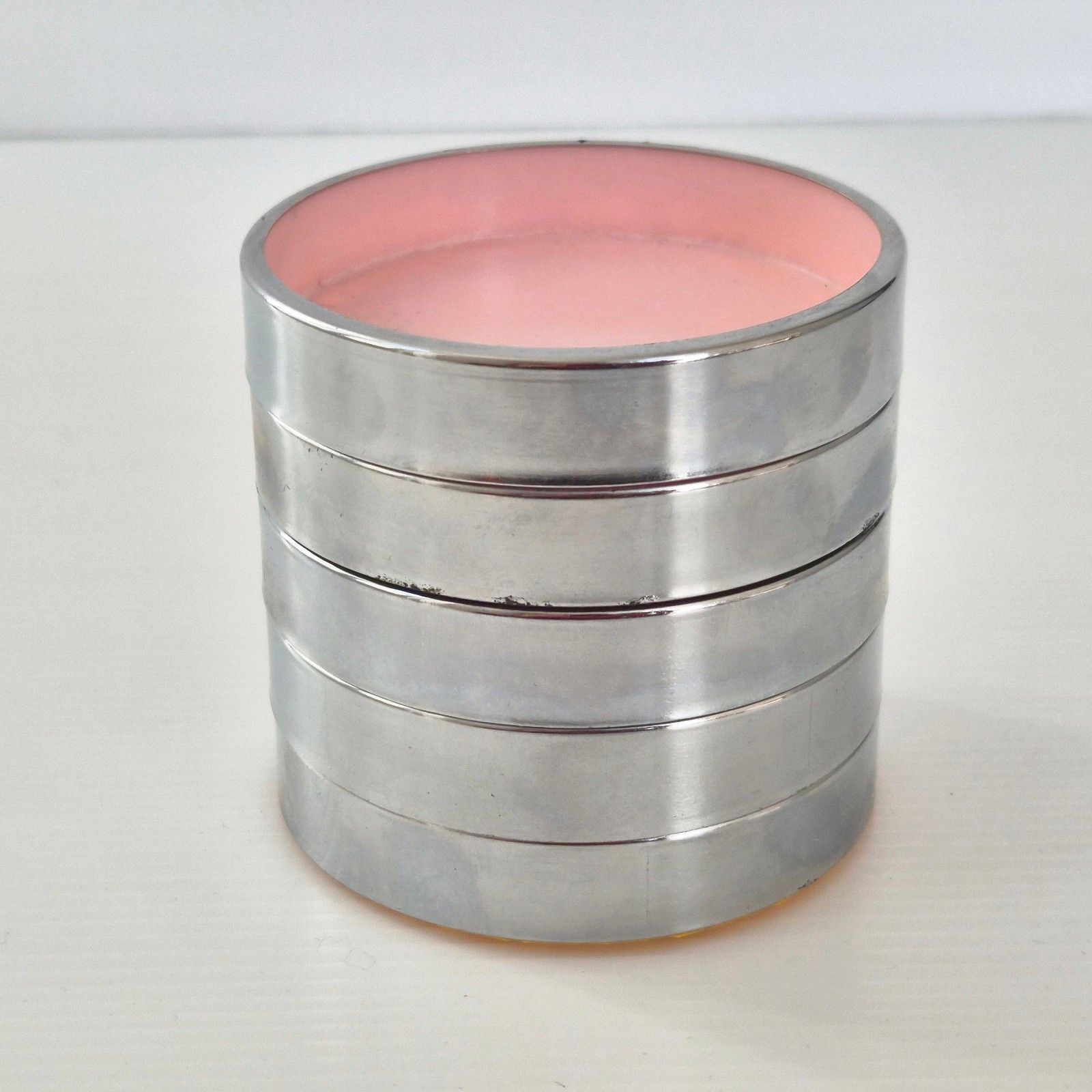 Vintage 1970s Isamu Kenmochi Metal & Melamine 5 Ashtray Suite 70s 1970s photo Home Decor