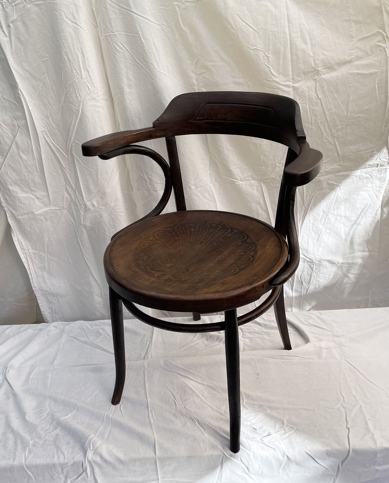 Art Nouveau Bistro Cafe Bentwood Armchair photo 199.0