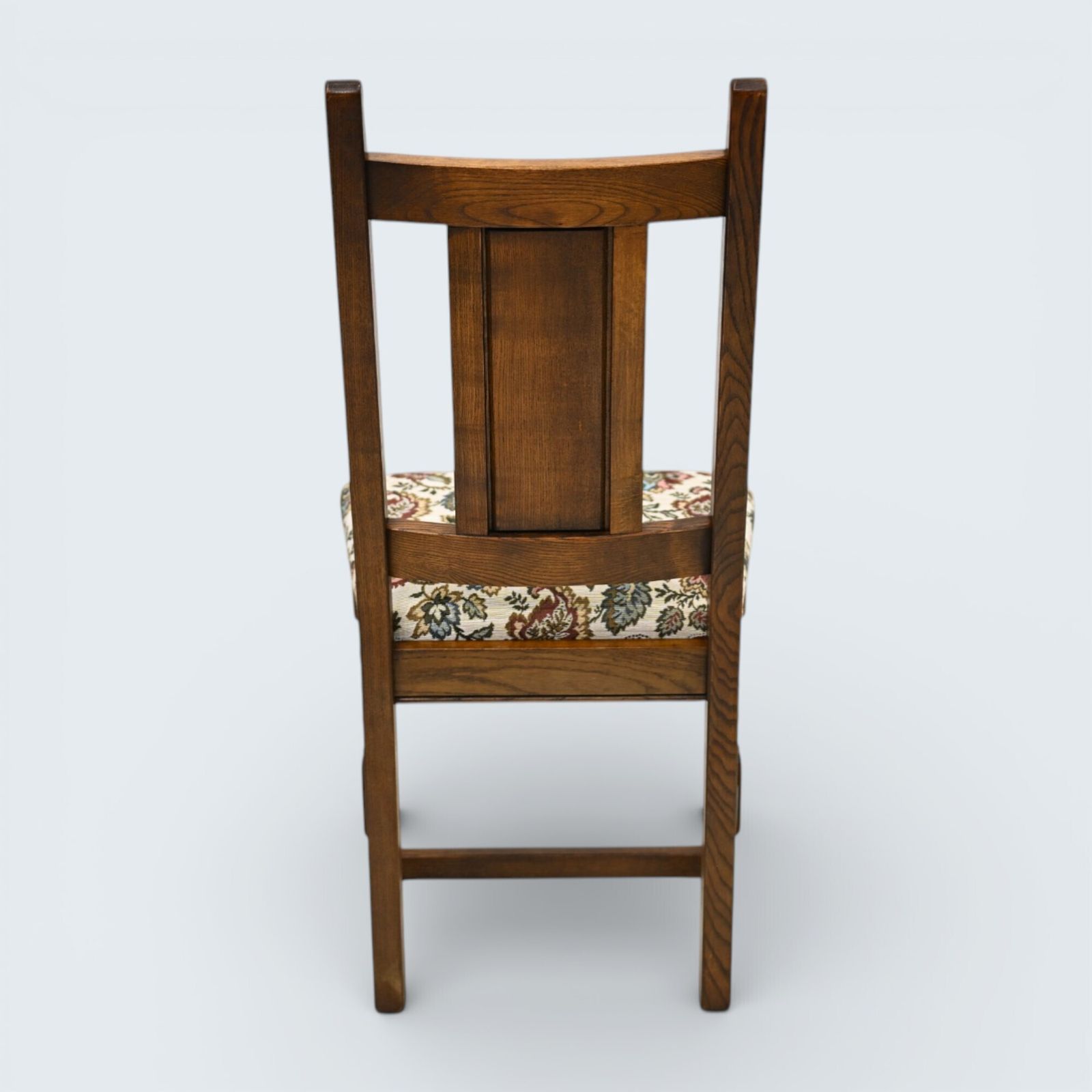 6 Yorke Old Charm Dining Chairs Trellis Fabric Light Oak Frames Free Uk Delivery photo buy