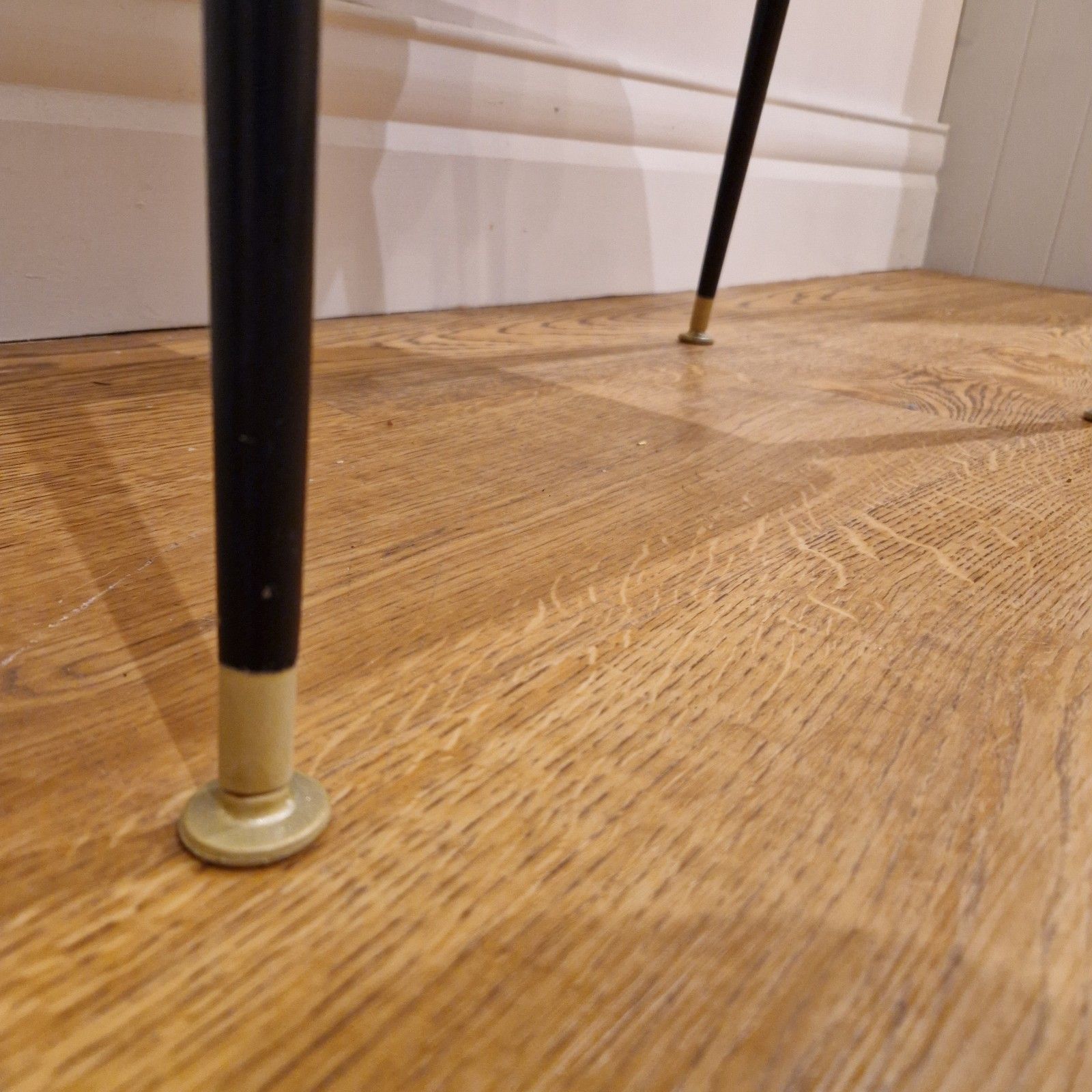 photo furniture Renovated 1960s Mid Century Modern Formica Coffee Table With Magazine Shelf