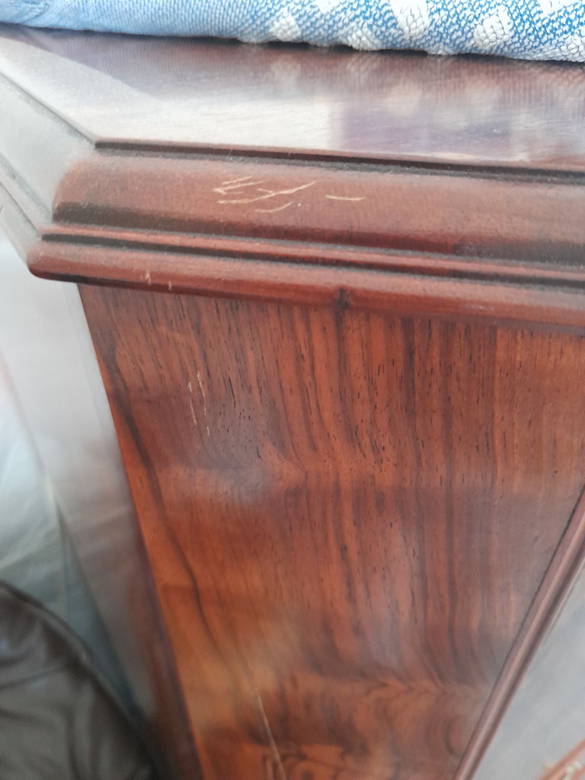 Antique Mahogany Cabinet/Tallboy, Beautiful Veneer Ca. 1890s photo buy